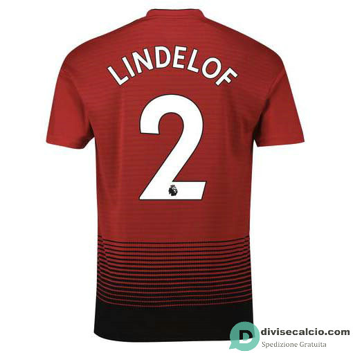 Maglia Manchester United Gara Home 2#LINDELOF 2018-2019