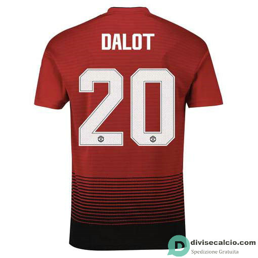 Maglia Manchester United Gara Home 20#DALOT Cup Printing 2018-2019