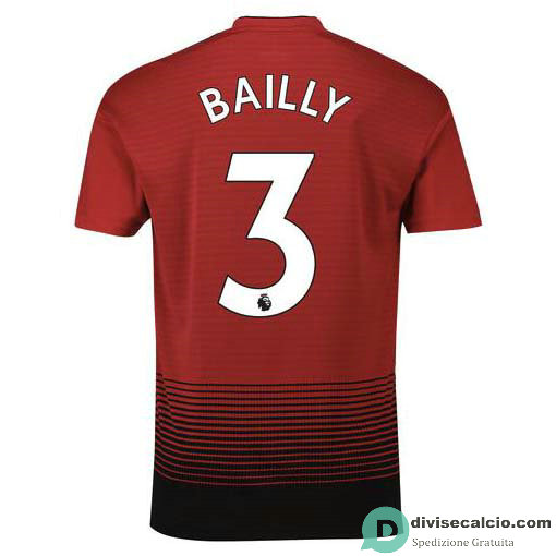 Maglia Manchester United Gara Home 3#BAILLY 2018-2019