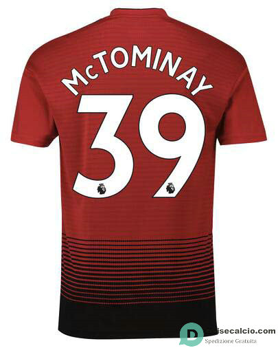 Maglia Manchester United Gara Home 39#McTOMINAY 2018-2019