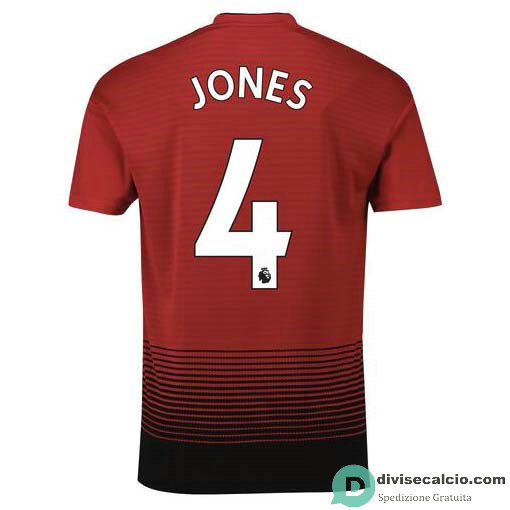 Maglia Manchester United Gara Home 4#JONES 2018-2019