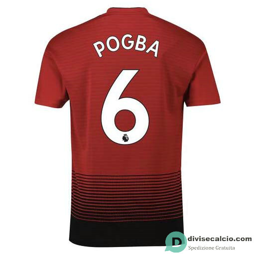 Maglia Manchester United Gara Home 6#POGBA 2018-2019