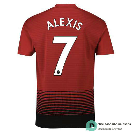 Maglia Manchester United Gara Home 7#ALEXIS 2018-2019