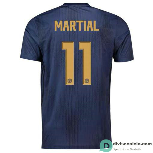Maglia Manchester United Gara Third 11#MARTIAL Cup 2018-2019