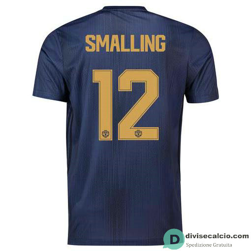 Maglia Manchester United Gara Third 12#SMALLING Cup 2018-2019