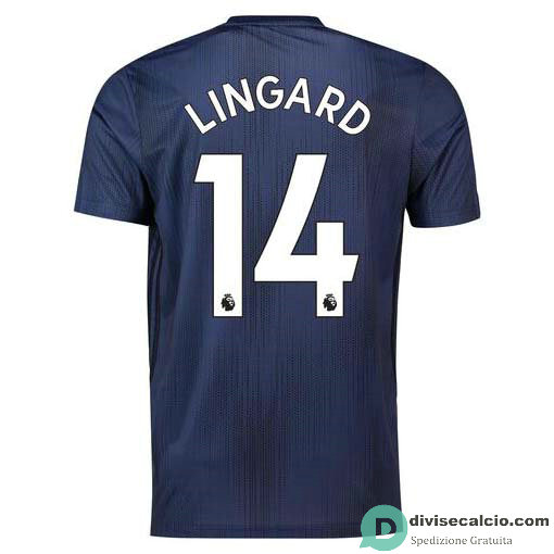 Maglia Manchester United Gara Third 14#LINGARD 2018-2019