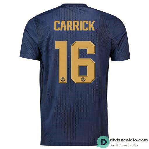 Maglia Manchester United Gara Third 16#CARRICK Cup 2018-2019