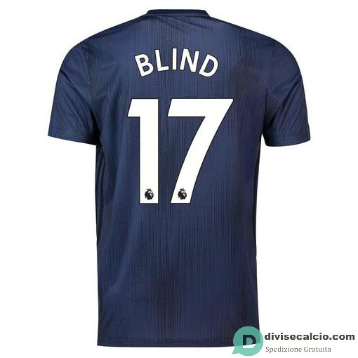 Maglia Manchester United Gara Third 17#BLIND 2018-2019