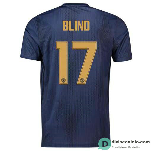 Maglia Manchester United Gara Third 17#BLIND Cup 2018-2019