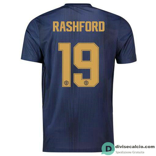 Maglia Manchester United Gara Third 19#RASHFORD Cup 2018-2019