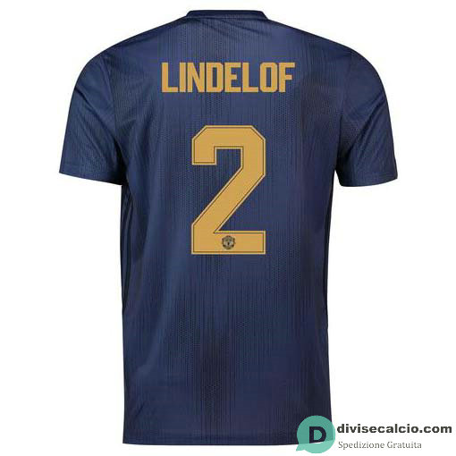 Maglia Manchester United Gara Third 2#LINDELOF Cup 2018-2019