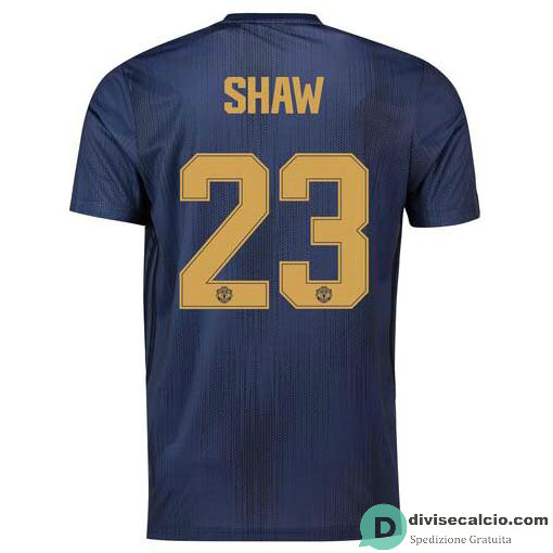 Maglia Manchester United Gara Third 23#SHAW Cup 2018-2019