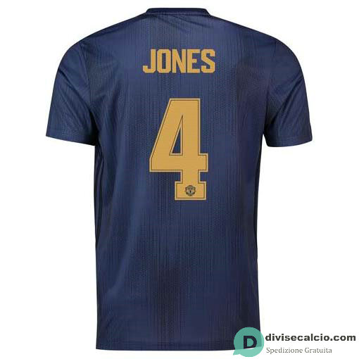 Maglia Manchester United Gara Third 4#JONES Cup 2018-2019