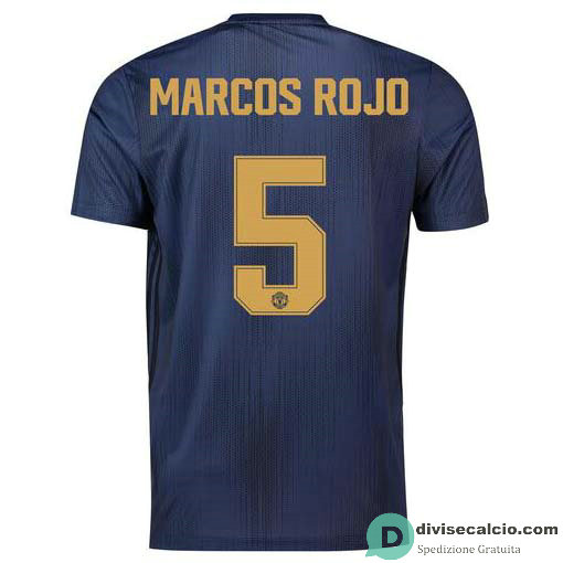 Maglia Manchester United Gara Third 5#MARCOS ROJO Cup 2018-2019