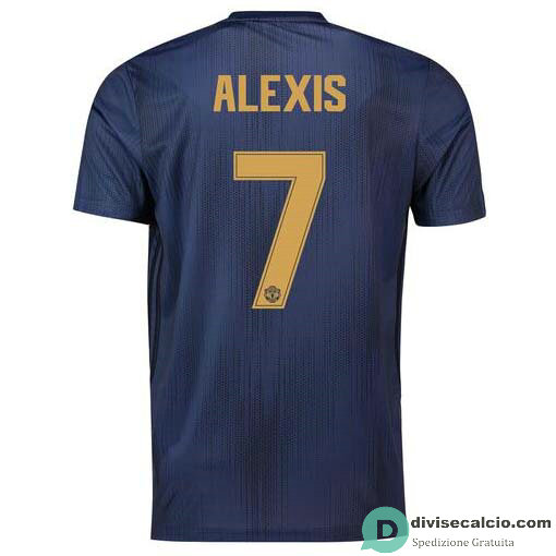 Maglia Manchester United Gara Third 7#ALEXIS Cup 2018-2019