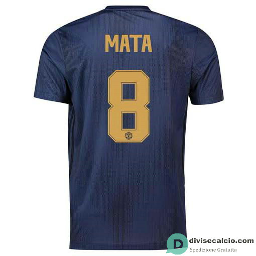 Maglia Manchester United Gara Third 8#MATA Cup 2018-2019