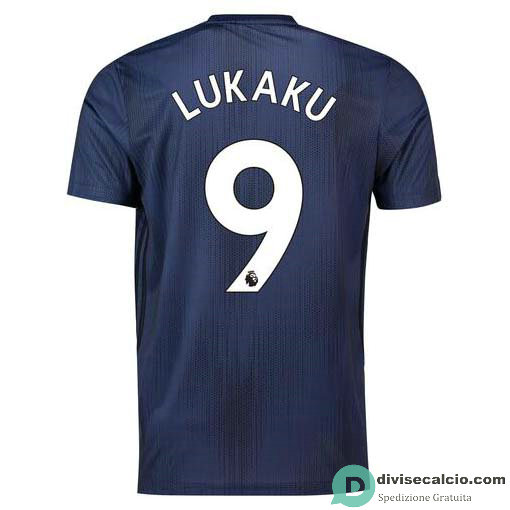 Maglia Manchester United Gara Third 9#LUKAKU 2018-2019