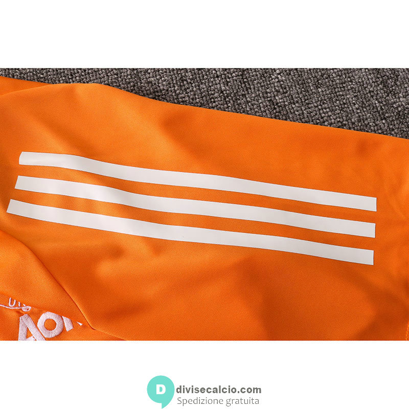 Maglia Manchester United Polo Orange 2020/2021