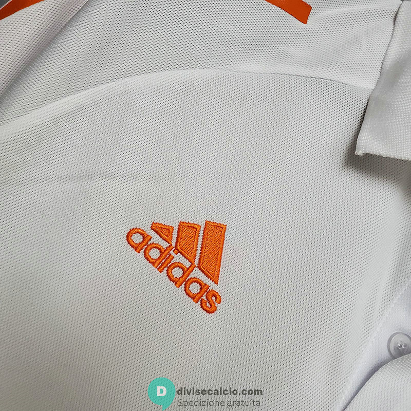 Maglia Manchester United Polo Orange White Black 2020/2021