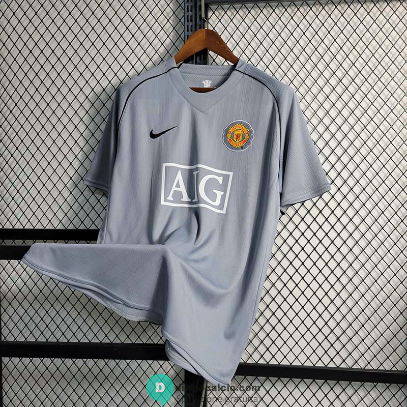 Maglia Manchester United Portiere Grey Retro 2007/2008