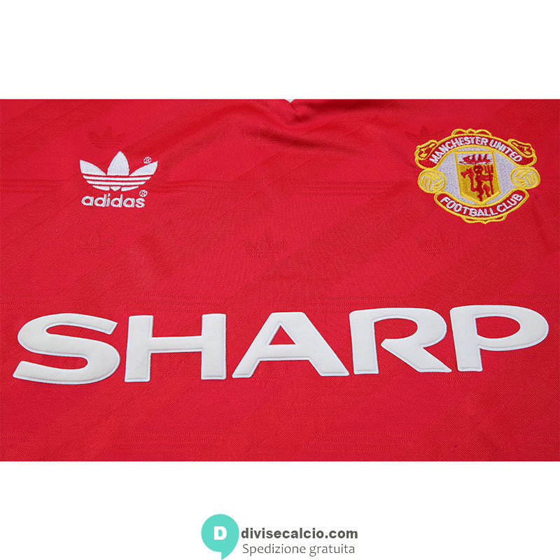 Maglia Manchester United Retro Gara Home 1986/1988