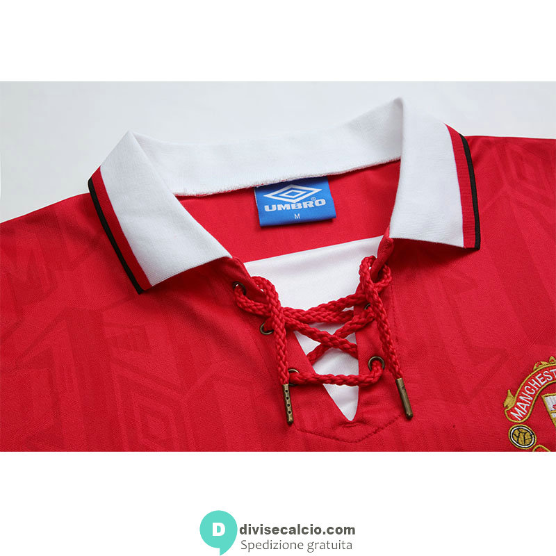 Maglia Manchester United Retro Gara Home 1992/1993