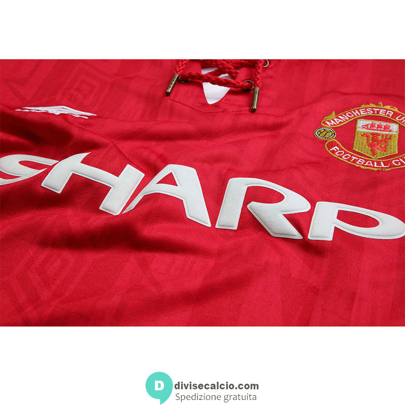 Maglia Manchester United Retro Gara Home 1992/1993