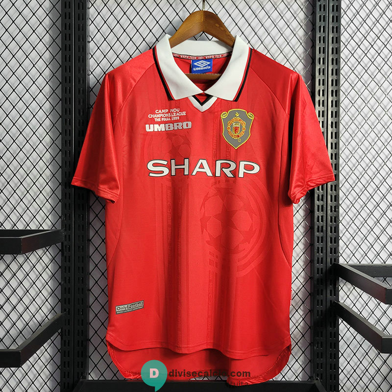 Maglia Manchester United Retro Gara Home 1999/2000