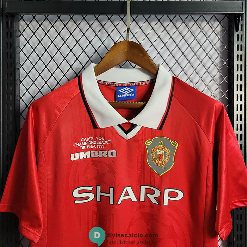 Maglia Manchester United Retro Gara Home 1999/2000