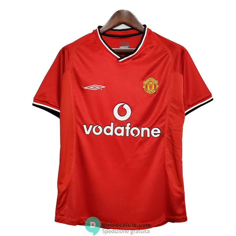 Maglia Manchester United Retro Gara Home 2000/2001