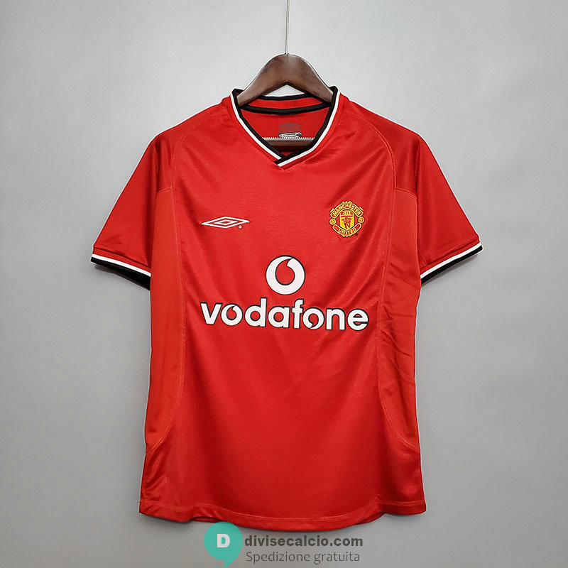 Maglia Manchester United Retro Gara Home 2000/2001