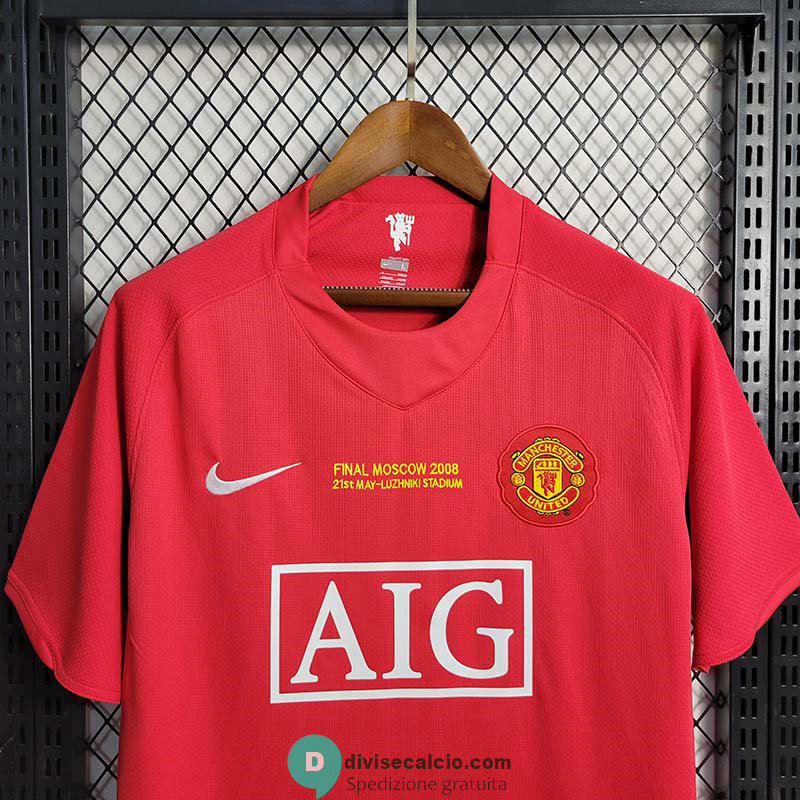 Maglia Manchester United Retro Gara Home 2007/2008