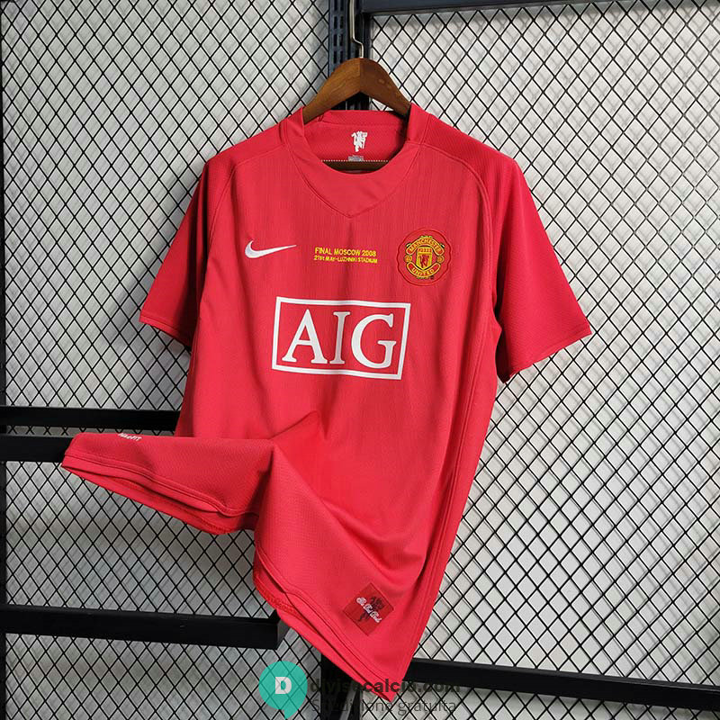 Maglia Manchester United Retro Gara Home 2007/2008