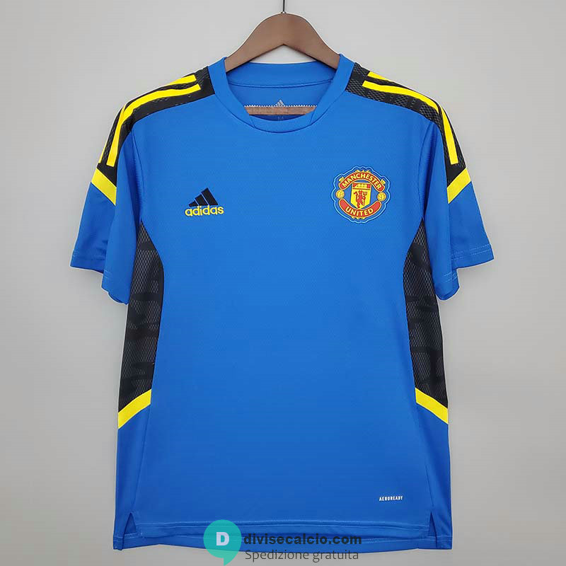 Maglia Manchester United Training Blue IV 2021/2022