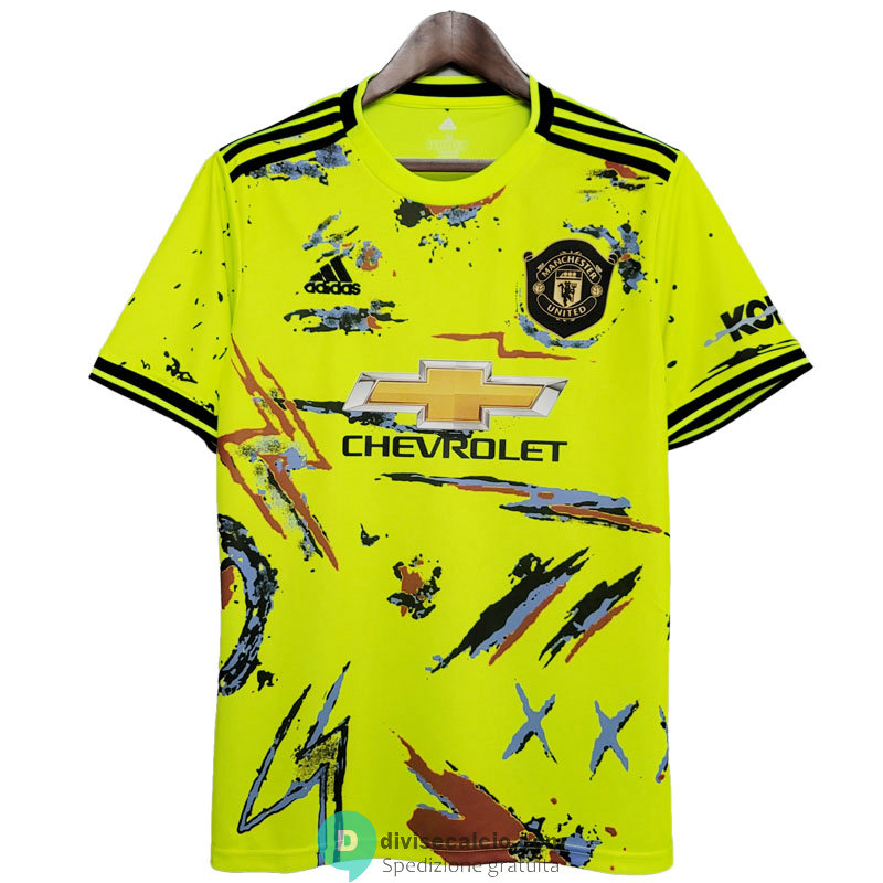 Maglia Manchester United Training Green 2020/2021