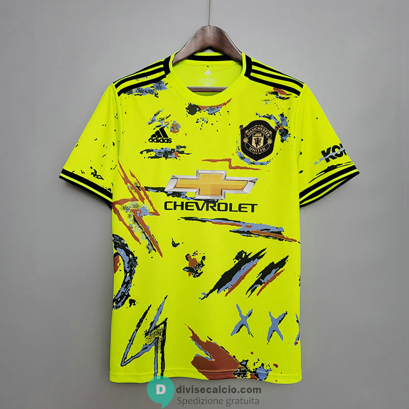 Maglia Manchester United Training Green 2020/2021