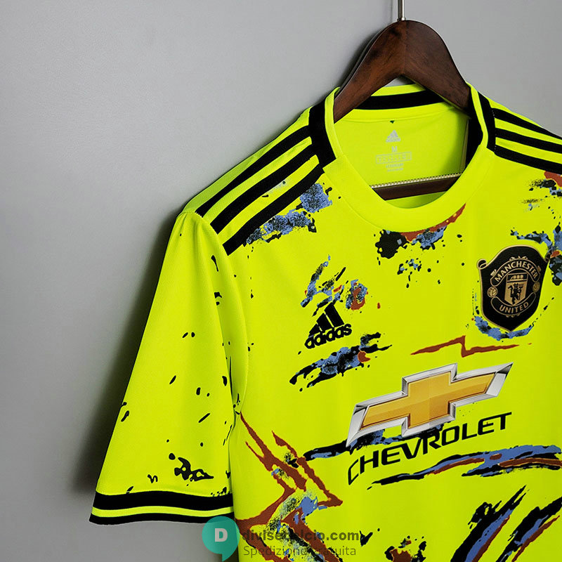 Maglia Manchester United Training Green 2020/2021