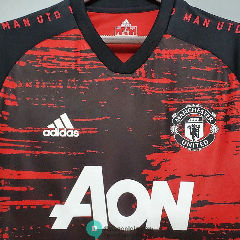 Maglia Manchester United Training Red 2020/2021