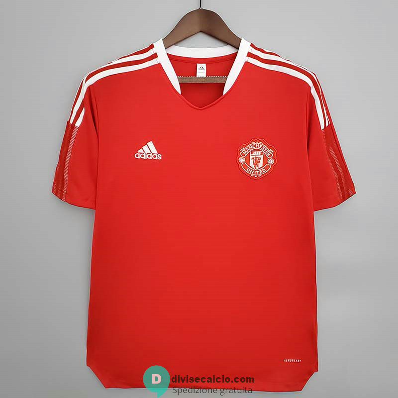 Maglia Manchester United Training Red IV 2021/2022