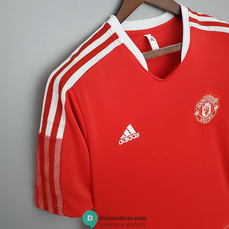 Maglia Manchester United Training Red IV 2021/2022