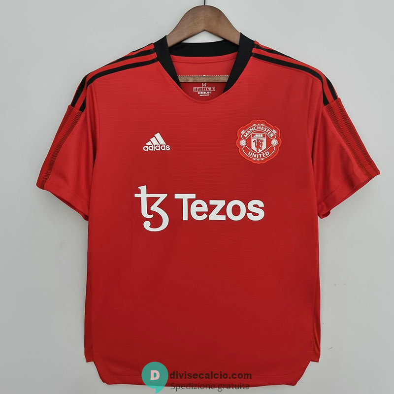 Maglia Manchester United Training Suit Red II 2022/2023