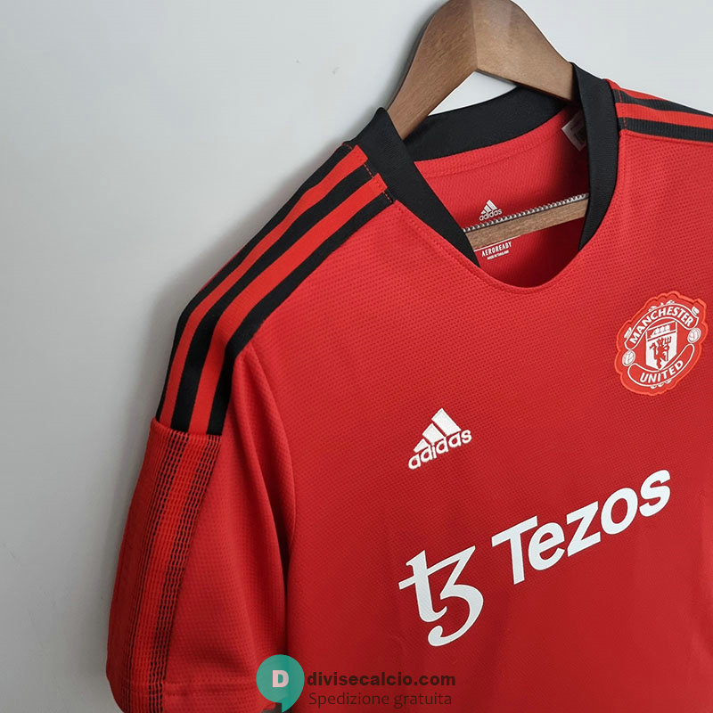 Maglia Manchester United Training Suit Red II 2022/2023