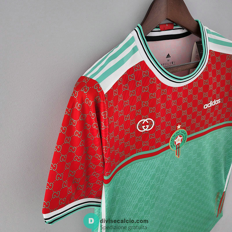 Maglia Marocco x Gucci Special Edition Green 2022/2023