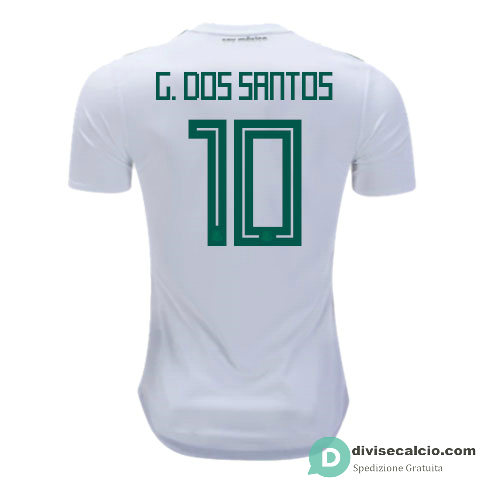 Maglia Messico Gara Away 10#G.DOS SANTOS 2018