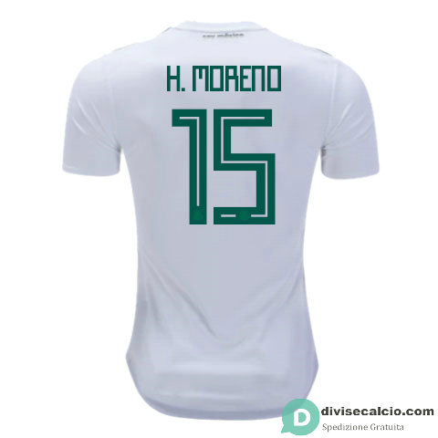 Maglia Messico Gara Away 15#H.MORENO 2018