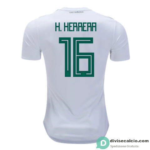 Maglia Messico Gara Away 16#H.HERRERA 2018