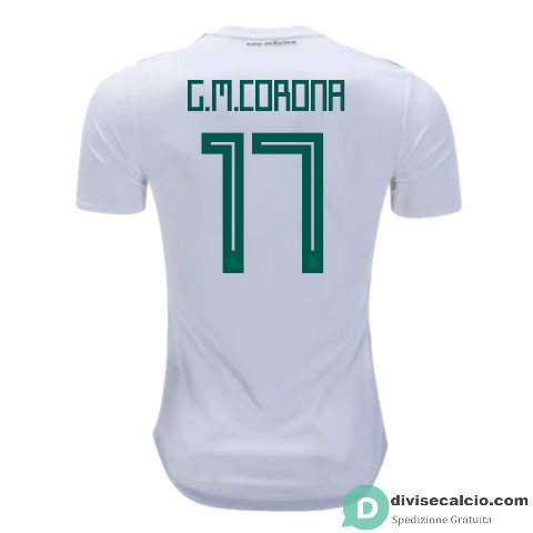 Maglia Messico Gara Away 17#G.M.CORONA 2018