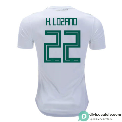 Maglia Messico Gara Away 22#H.LOZANO 2018