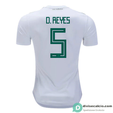 Maglia Messico Gara Away 5#D.REYES 2018