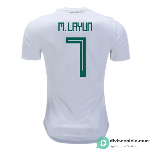 Maglia Messico Gara Away 7#M.LAYUN 2018